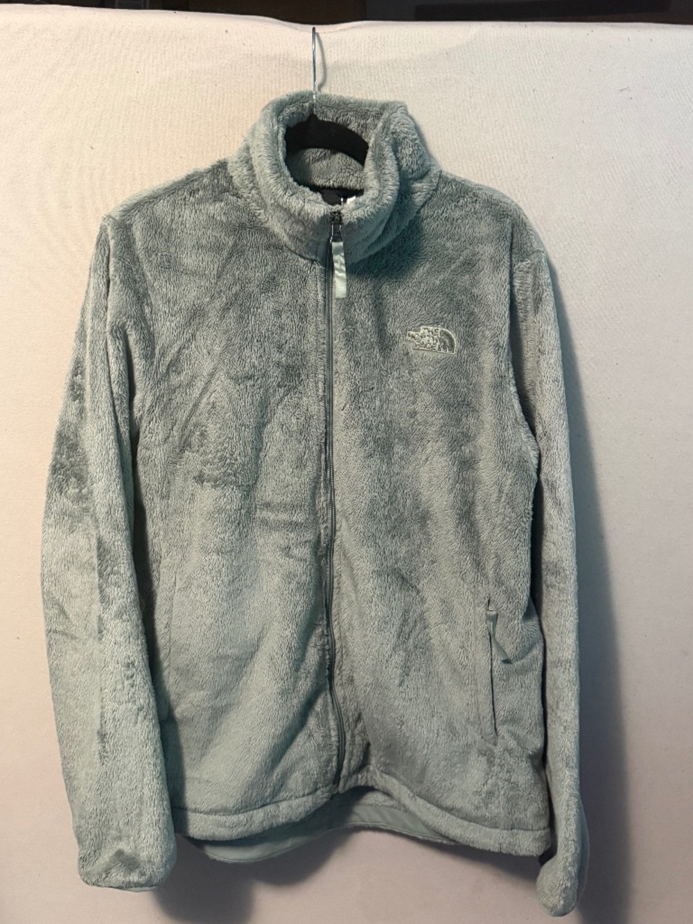 North Face Osito Fleece jacket - Soft, Cozy Zip up, Women's Large - Aqua